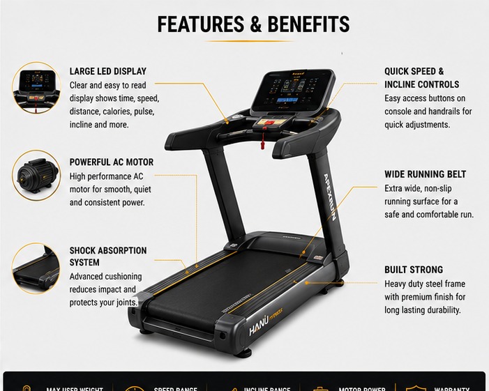 ApexRun Treadmill - Image 4