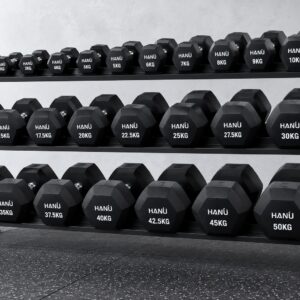 Commercial Hex Dumbbells (1kg to 50kg | 23 Sets)